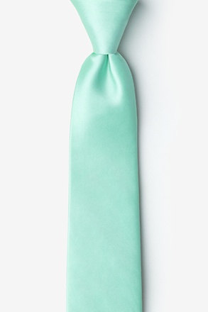 _Aqua 3" Skinny Tie_