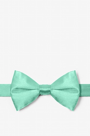 _Aqua Pre-Tied Bow Tie_