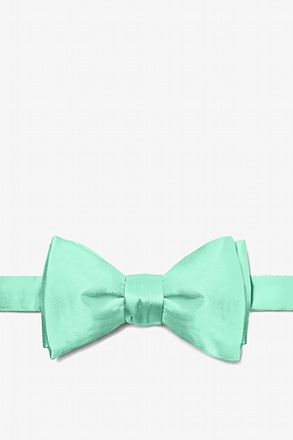 _Aqua Self-Tie Bow Tie_