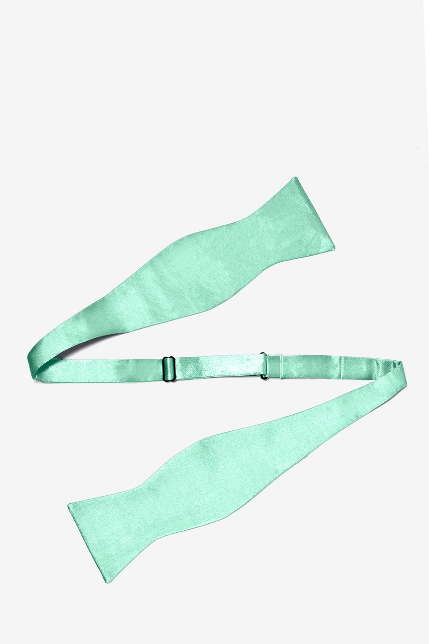 Aqua Self-Tie Bow Tie Photo (1)
