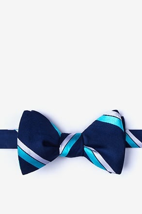 Axel Aqua Self-Tie Bow Tie