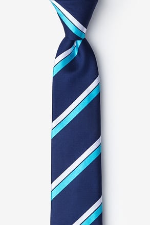 Axel Aqua Skinny Tie