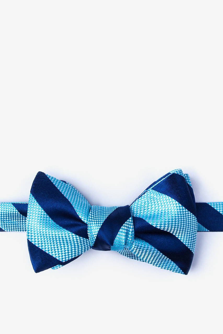 Berkner Aqua Self-Tie Bow Tie Photo (0)