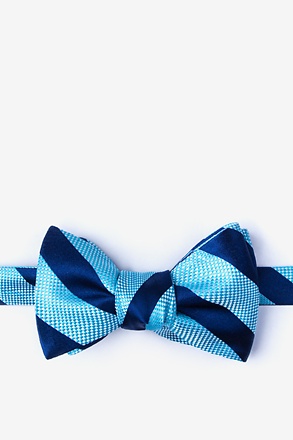 _Berkner Aqua Self-Tie Bow Tie_