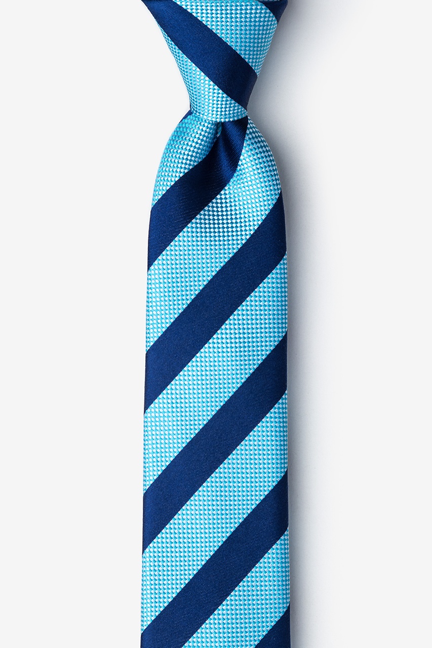 Aqua Silk Berkner Skinny Tie | Ties.com