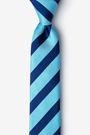 Berkner Aqua Skinny Tie