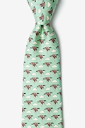 Feather Weather Aqua Tie Photo (0)