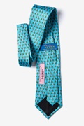 Palm Tree Siesta Aqua Tie Photo (1)