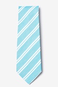 Stanford Aqua Extra Long Tie Photo (0)