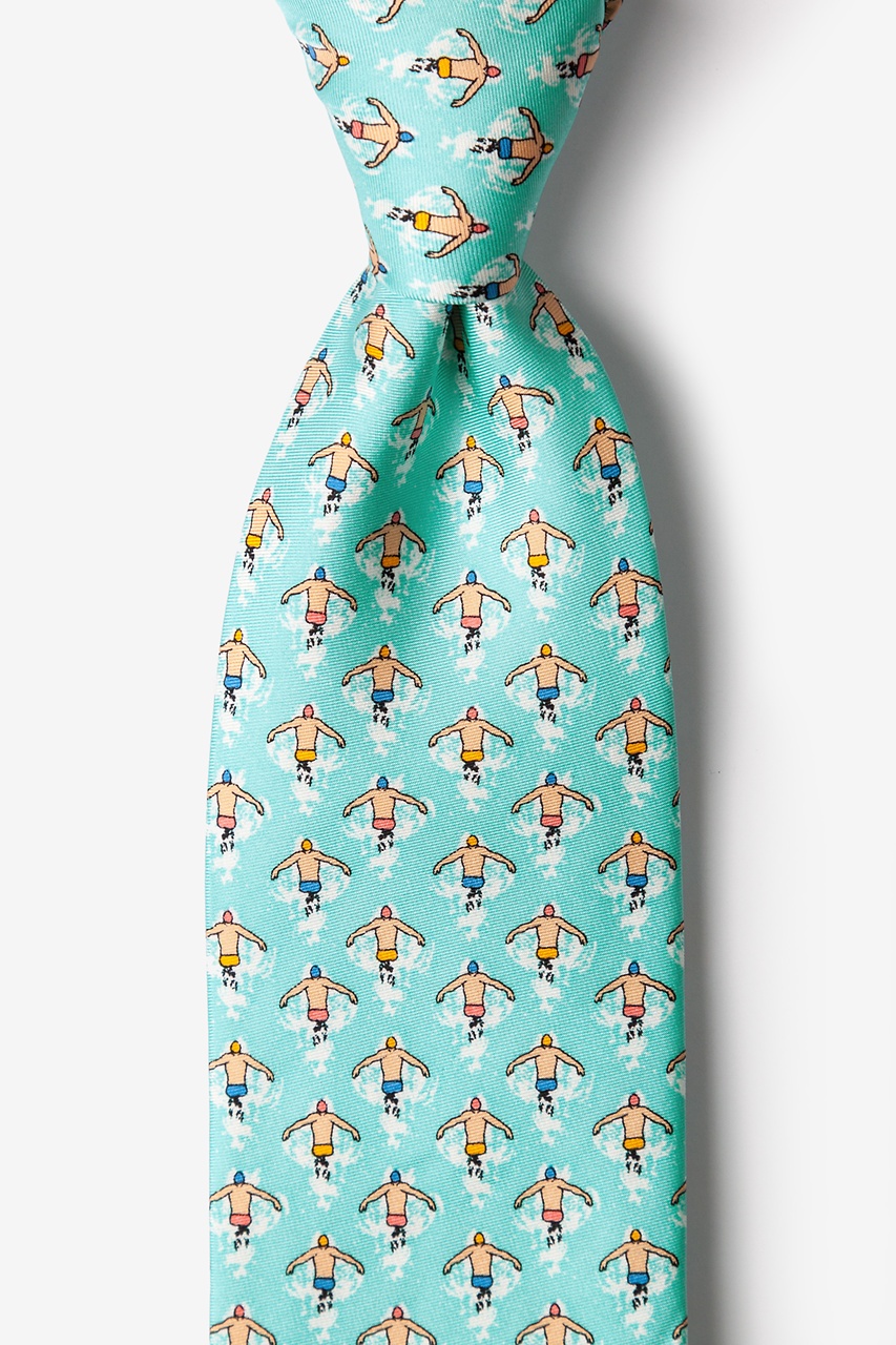 The Butterfly Effect Aqua Tie Photo (0)