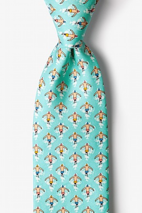 The Butterfly Effect Aqua Tie