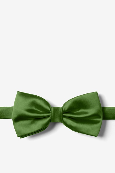 Artichoke Microfiber Artichoke Pre-Tied Bow Tie