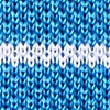 Azure Blue Silk Briton Stripe