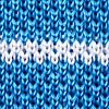 Azure Blue Silk Briton Stripe Knit Tie