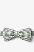 Andrew Plaid Baby Blue Pre-Tied Bow Tie Photo (0)