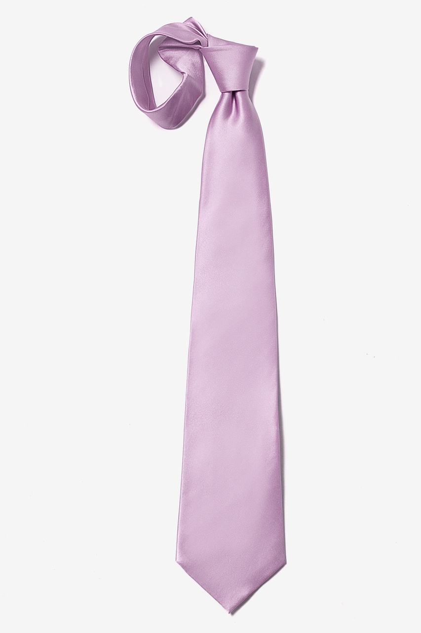 Baby Lilac Extra Long Tie Photo (3)
