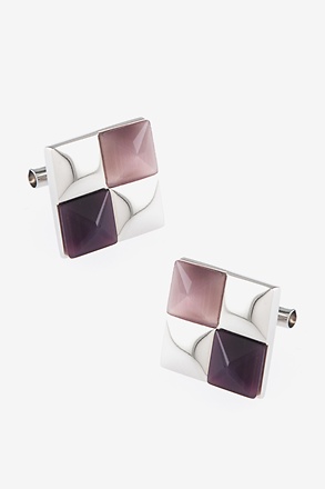 _Four Peaks Baby Pink Cufflinks_