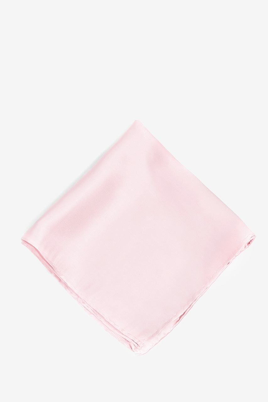 Classic Pink Silk Handkerchief 100% Silk – Soft Mulberry Silk - Large 16”  Square