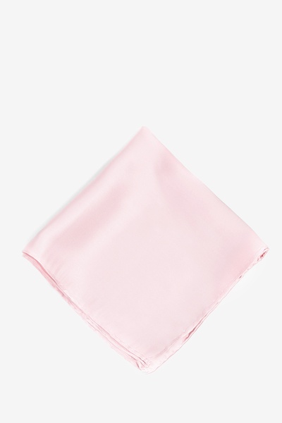 Baby Pink Silk Baby Pink Pocket Square