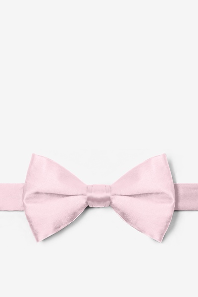 Baby Pink Silk Baby Pink Pre-Tied Bow Tie | Ties.com