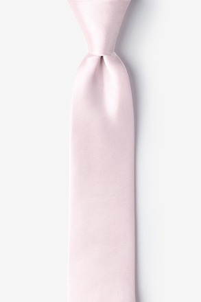 Baby Pink Skinny Tie