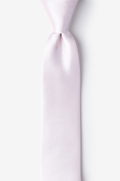 Baby Pink Silk Baby Pink Tie For Boys