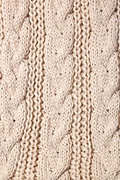 Beige Geneva Cable Knit Infinity Scarf Photo (1)
