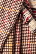 Edinburgh Tartan Beige Scarf Photo (1)