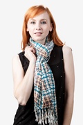 Beige Plaid Pashmina Scarf Photo (0)