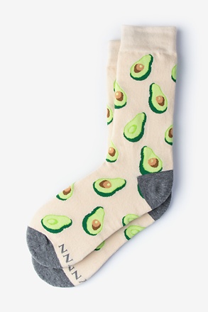 Avocado Beige Women's Sock