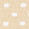 Beige Carded Cotton Power Dots