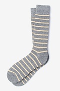Virtuoso Stripe Beige Medium-Large Sock Photo (0)