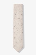 Beige Tamster Skinny Tie Photo (0)