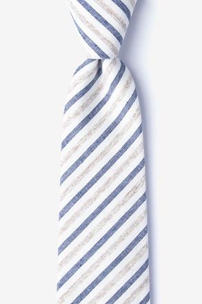 Englewood Beige Extra Long Tie