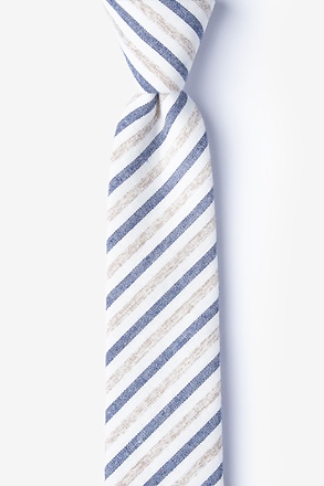 Englewood Beige Skinny Tie