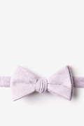 Hitchcock Beige Self-Tie Bow Tie Photo (0)