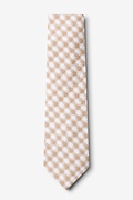 Kingman Beige Extra Long Tie Photo (1)