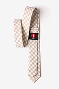 Kingman Beige Skinny Tie Photo (2)