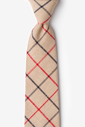 _Maricopa Beige Extra Long Tie_