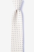 Ross Beige Skinny Tie Photo (0)