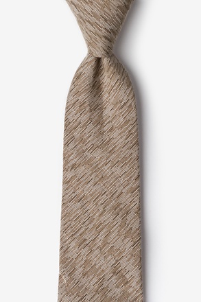 Springfield Beige Extra Long Tie