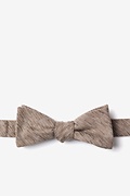 Springfield Beige Skinny Bow Tie Photo (0)