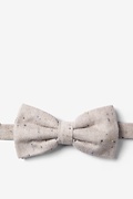 Tamster Beige Pre-Tied Bow Tie Photo (0)