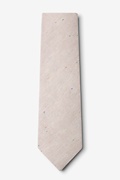 Teague Beige Extra Long Tie Photo (1)