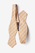 Yakima Beige Diamond Tip Bow Tie Photo (1)