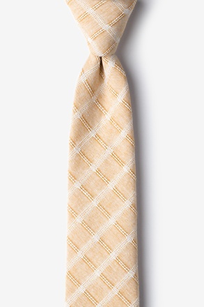 Yakima Beige Skinny Tie