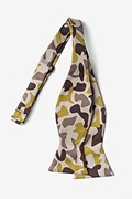 Street Camo Beige Self-Tie Bow Tie Photo (1)