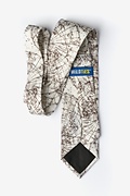 Vintage Star Chart Beige Extra Long Tie Photo (1)
