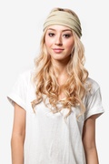 Beige Stretchy Headband Photo (2)