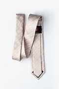 Capri Beige Skinny Tie Photo (1)